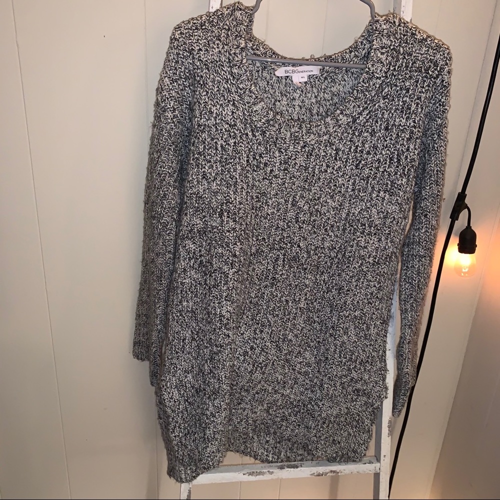 BCBG crew neck knit sweater